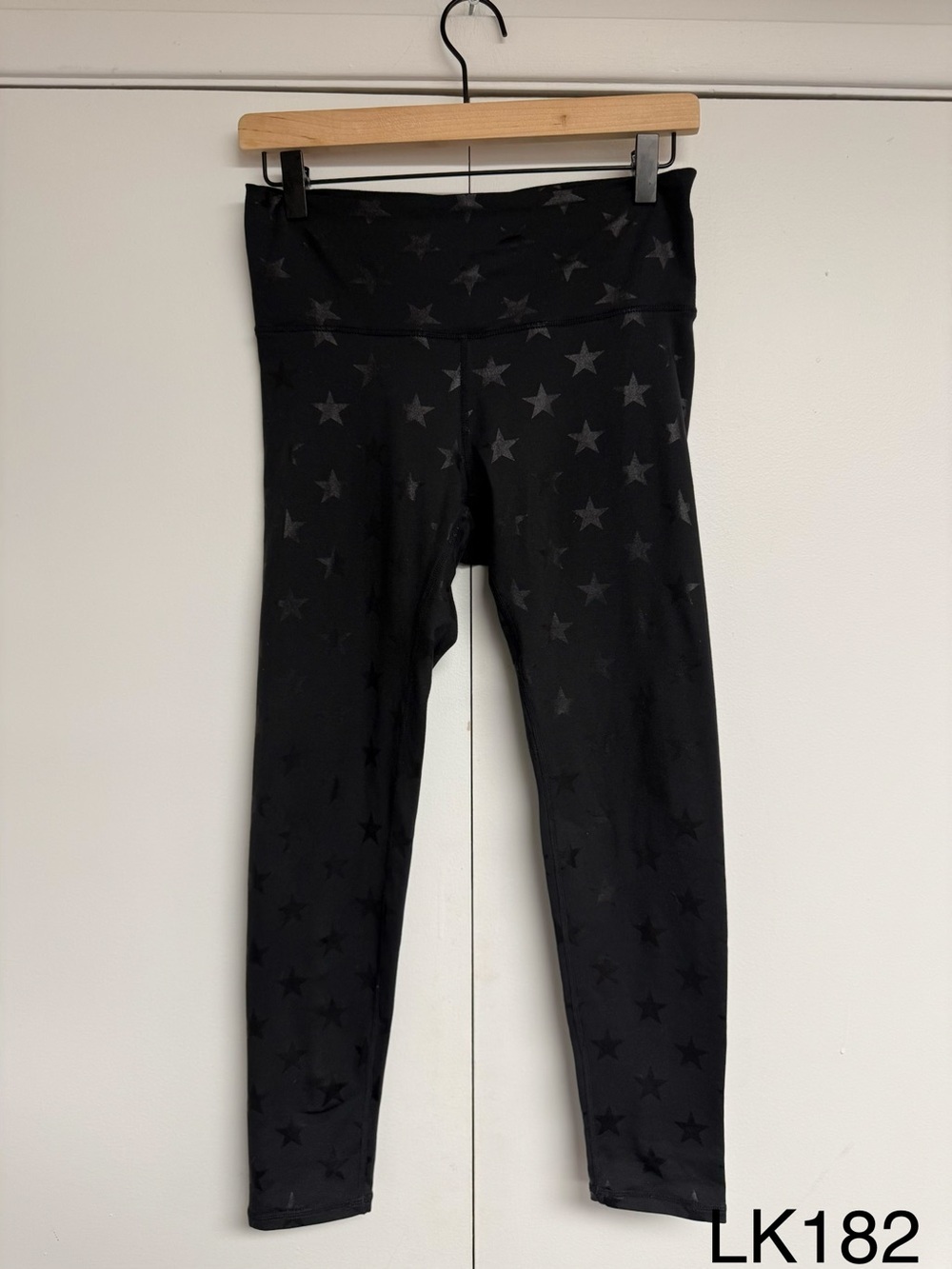 Terez Black Tonal Star UpLift Leggings Size S